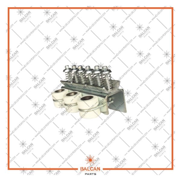 BL 324 - İP GERDİRME YAYLI BASKI SAÇ TAKIMI  (FİNCANLI) (KOMPLE) (Y.M.) (3 İPLİ)